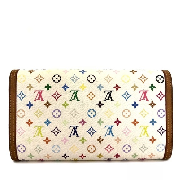 Louis Vuitton X Takashi Murakami 2003 Porte Tresor wallet Monogram Authentic - Picture 4 of 8